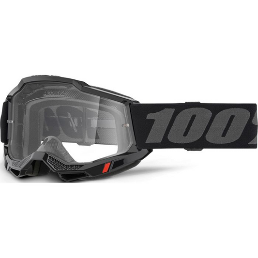 100% ACCURI 2 OTG BLACK GOGGLE - CLEAR LENS