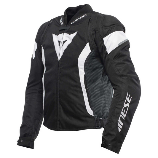 DAINESE AVRO 5 TEXTILE JACKET - BLACK/WHITE/BLACK