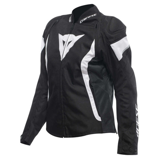 DAINESE AVRO 5 WOMENS TEXTILE JACEKT - BLACK/WHITE/BLACK