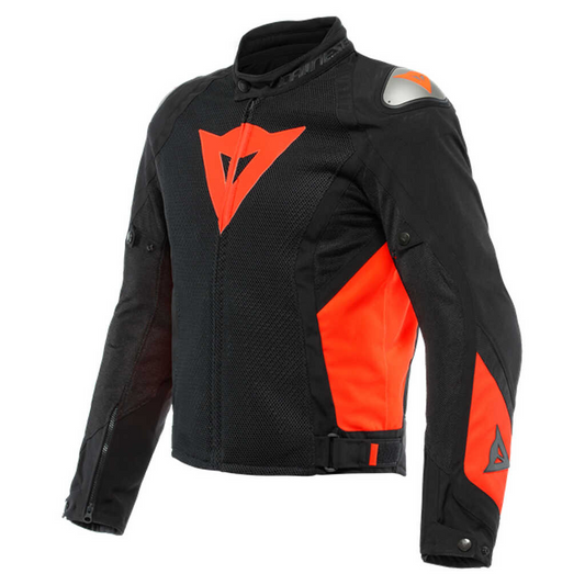 DAINESE ENERGYCA AIR TEXTILE JACKET - BLACK/FLUO-RED