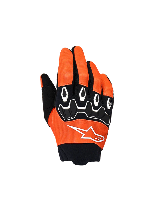 ALPINESTARS YOUTH & KIDS FULL BORE V2 GLOVES - ORANGE WHITE BLACK