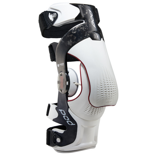 POD K8 3.0 CARBON/WHITE KNEE BRACE - RIGHT