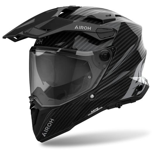 AIROH COMMANDER 2 HELMET - FULL CARBON GLOSS