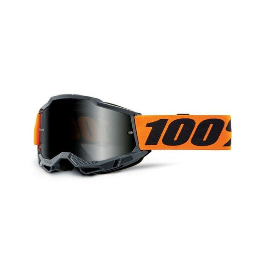 100% ACCURI 2 SAND ORANGE GOGGLE - SMOKE LENS