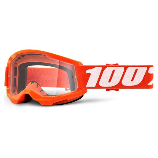 100% YOUTH  STRATA2 ORANGE GOGGLE - CLEAR LENS