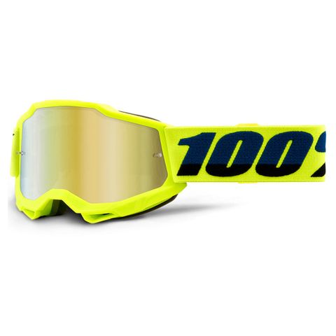 100% ACCURI 2 YOUTH GOGGLES - YELLOW MIRROR GOLD LENS
