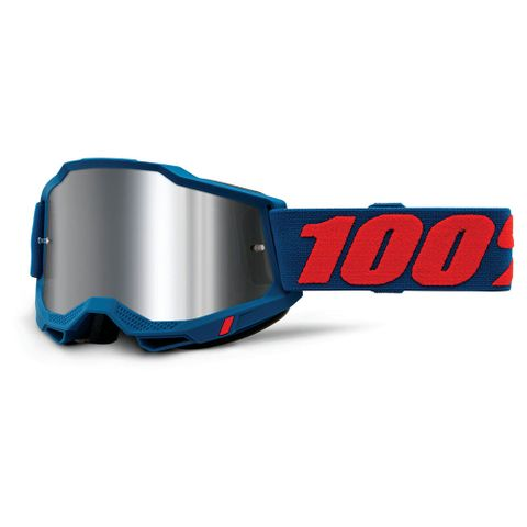 100% ACCURI 2 ODEON GOGGLES - FLASH SILVER LENS