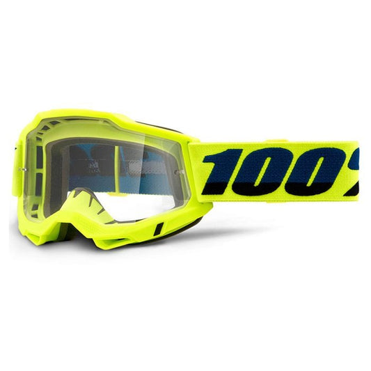 100% ACCURI 2 YELLOW GOGGLE - CLEAR LENS