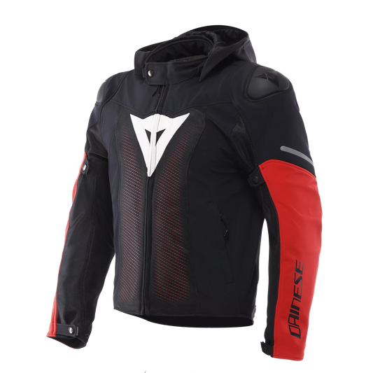 Dainese Super Sprint Air Tex Jacket - Black / White / Red - Front