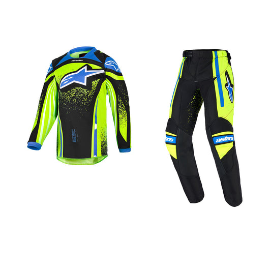 ALPINESTARS 2026 KIDS RACER NOMUR GEAR SET - DARK NAVY YELLOW FLUO UCLA