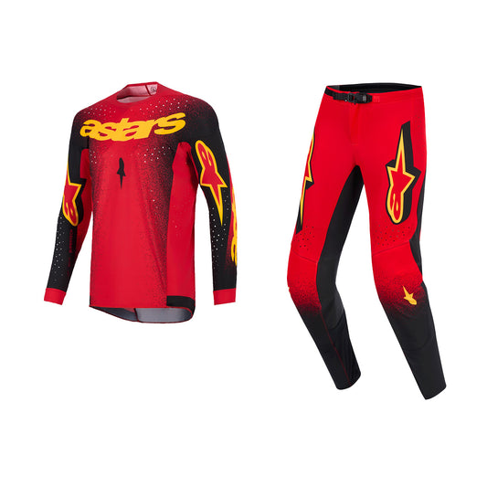 ALPINESTARS 2026 SUPERTECH SCENZ GEAR SET - RED BLACK YELLOW