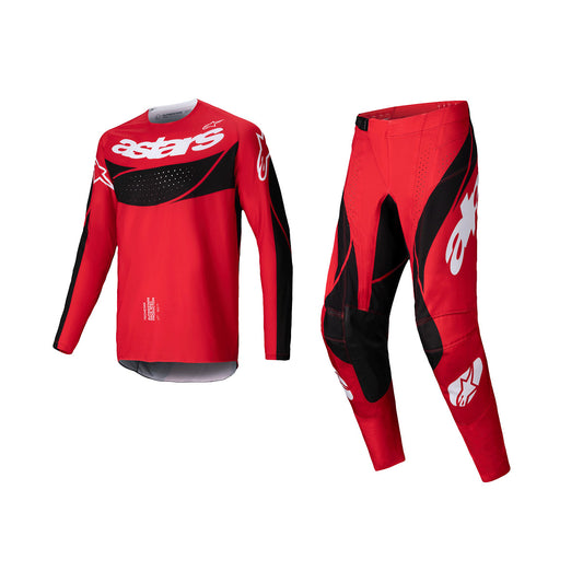 ALPINESTARS 2025 TECHSTAR DREEM GEAR SET - BRIGHT RED BLACK