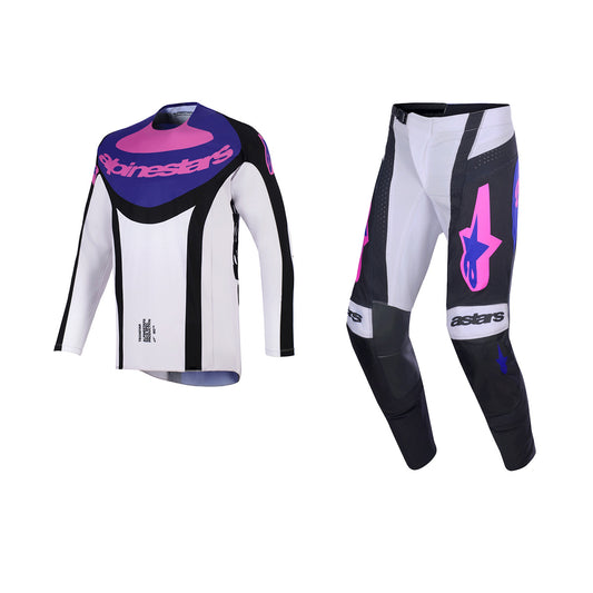 ALPINESTARS 2026 TECHSTAR KNIF GEAR SET - BLACK LIGHT GREY PURPLE