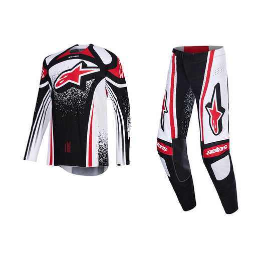 ALPINESTARS 2026 TECHSTAR NOMUR GEAR SET - BLACK WHITE RED