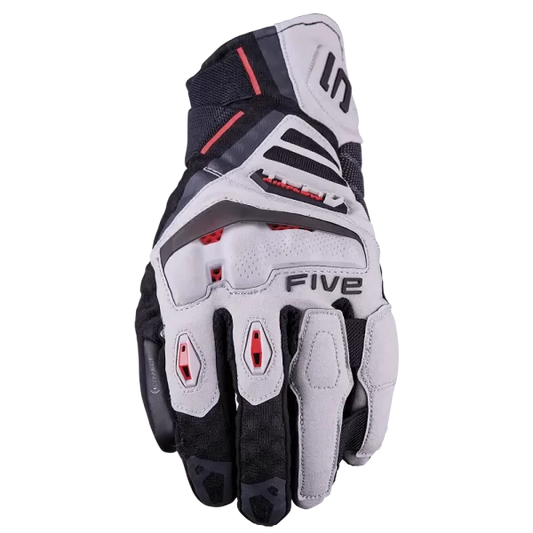 FIVE TFX-1 AIRFLOW SHORT GLOVES - GREY/RED