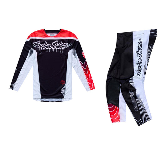 Troy Lee Designs 26.2 GP Pro Gear Set - Stagger Black / Red