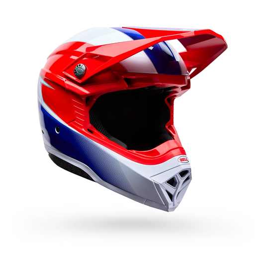 BELL 2026 MOTO-10 MIPS FALCON HELMET - RED/WHITE