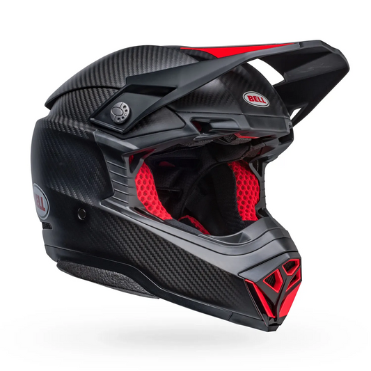 BELL 2026 MOTO-10 SPHERICAL S/G HELMET - BLACK/RED