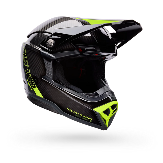 BELL 2026 MOTO-10 SPHERICAL STRIKE HELMET - YELLOW/GREY