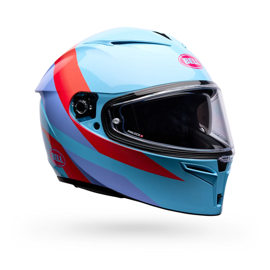 BELL LITHIUM PASSION HELMET - BLUE/PINK