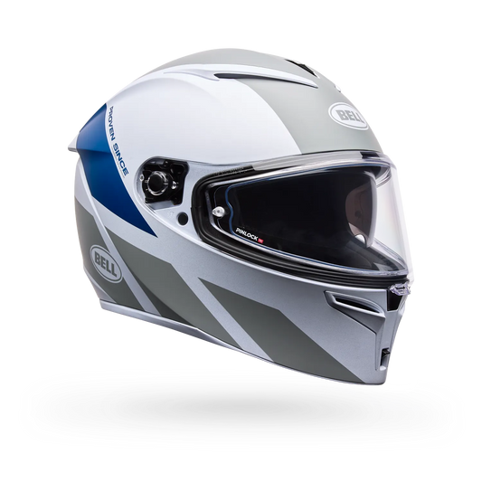 BELL LITHIUM TECH HELMET - WHITE/GREY