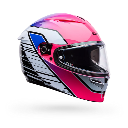 BELL LITHIUM TRANSITION HELMET - PURPLE/WHITE