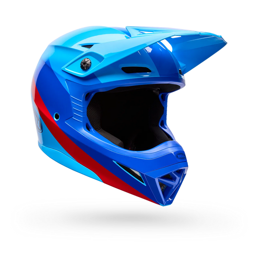 BELL 2026 MX-10 MIPS AVIATOR HELMET - BLUE/RED