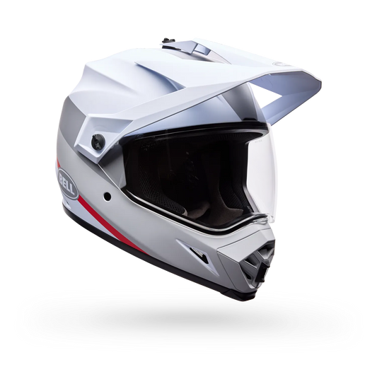 BELL 2026 MX-9 ADVENTURE TRAIL HELMET - WHITE/RED