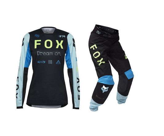 FOX 2025 WOMENS 180 RACE SPEC GEAR SET - BLACK