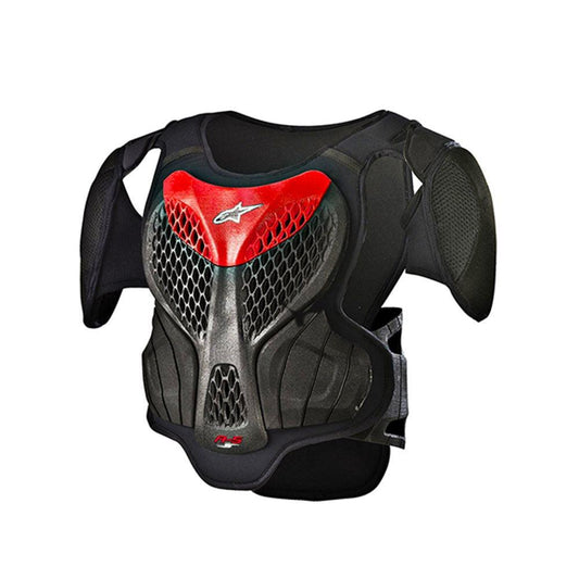 ALPINESTARS A5S YOUTH BODY ARMOUR- BLACK/ RED MONZA IMPORTS sold by Cully's Yamaha
