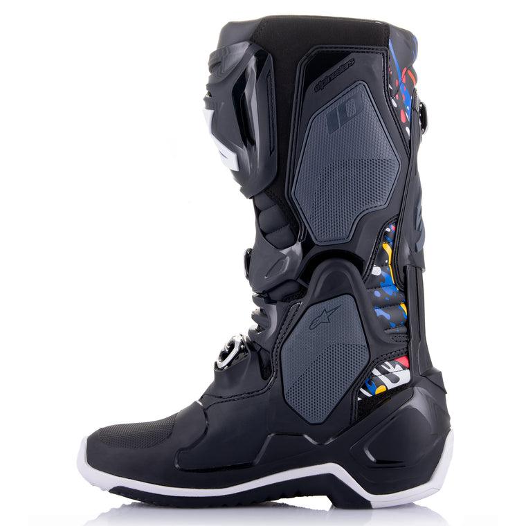 ALPINESTARS TECH 10 RENEN LIMITED EDITION - BLACK/MULTICOLOR MONZA IMPORTS sold by Cully's Yamaha