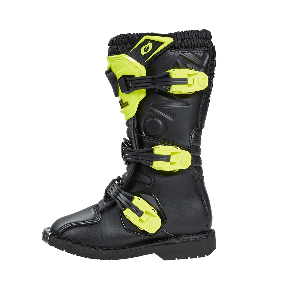ONEAL 2023 YOUTH RIDER PRO BOOTS - NEON YELLOW/BLACK CASSONS PTY LTD sold by Cully's Yamaha