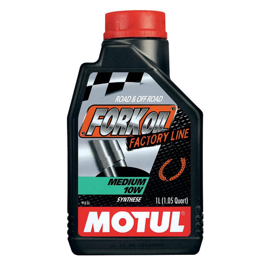 MOTUL FORK OIL FACTORY LINE MEDIUM (10W)- 1L G P WHOLESALE sold by Cully's Yamaha