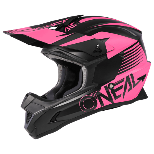 ONEAL 2023 1 SERIES STREAM HELMET - BLACK/PINK CASSONS PTY LTD sold by Cully's Yamaha