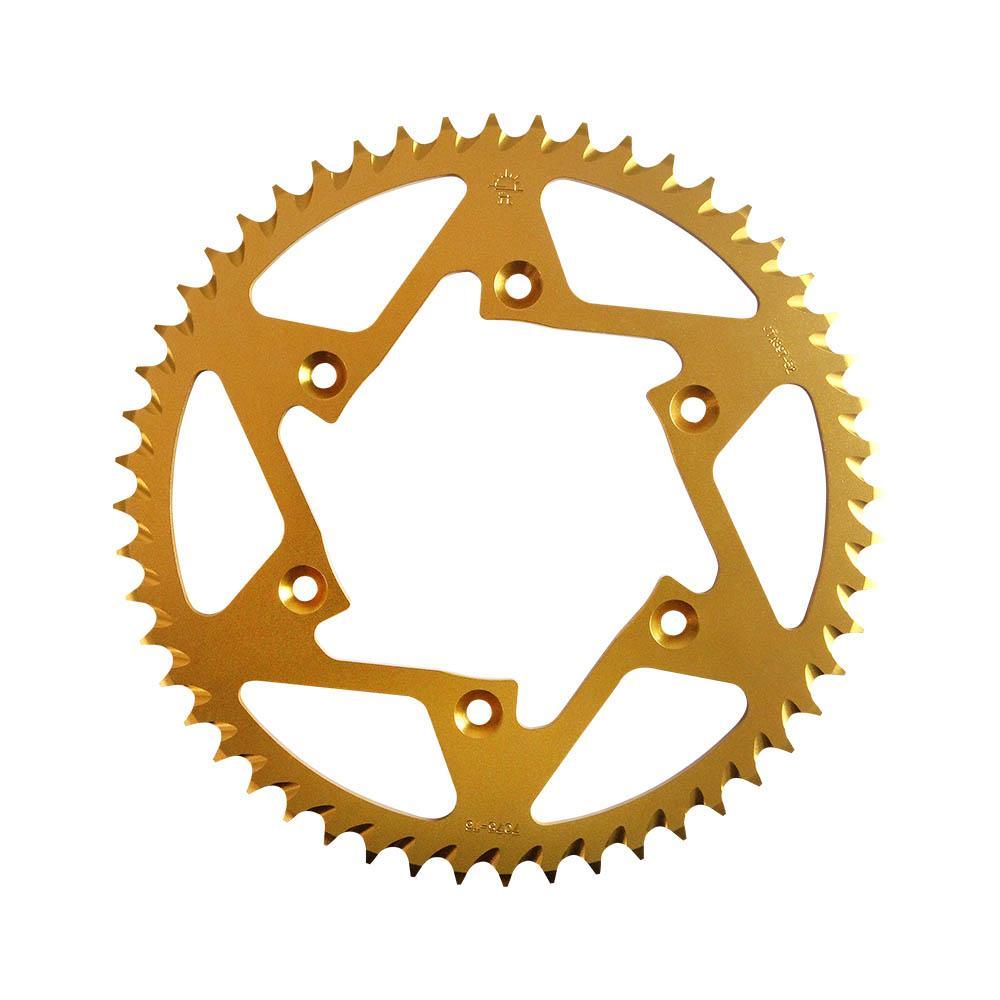 RK ALLOY REAR SPROCKET- GOLD (520) G P WHOLESALE sold by Cully's Yamaha