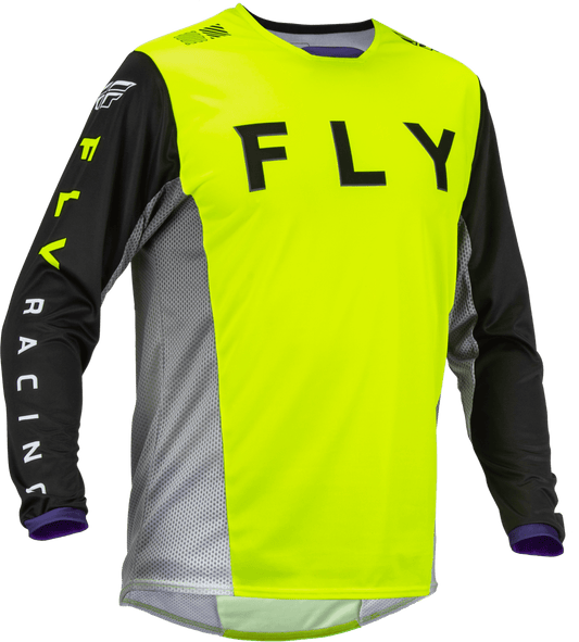 FLY 2023 KINETIC KORE JERSEY - HI-VIS/BLACK MCLEOD ACCESSORIES (P) sold by Cully's Yamaha