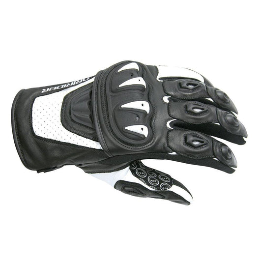 DRIRIDER STEALTH GLOVES - WHITE/BLACK MCLEOD ACCESSORIES (P) sold by Cully's Yamaha