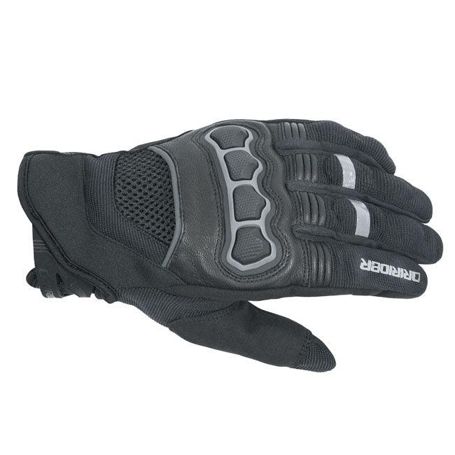 DRIRIDER STREET GLOVES - BLACK/GREY MCLEOD ACCESSORIES (P) sold by Cully's Yamaha