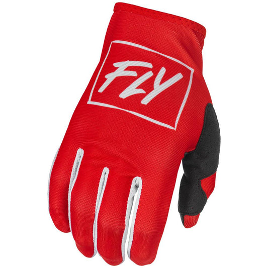 FLY LITE GLOVES 2022 - RED/WHITE MCLEOD ACCESSORIES (P) sold by Cully's Yamaha