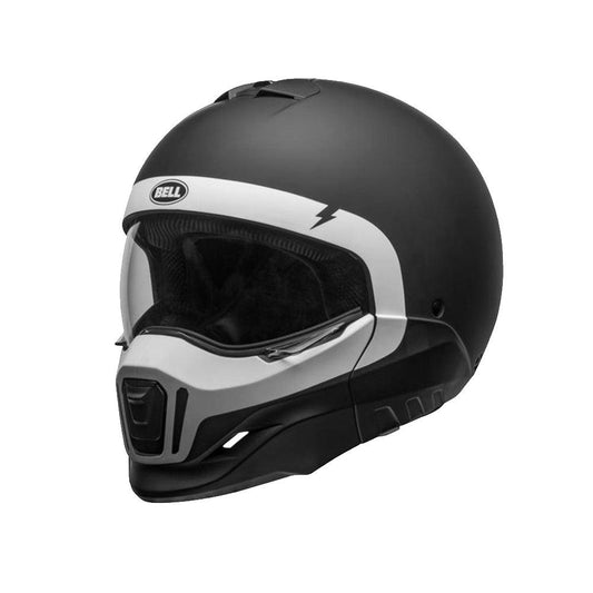 BELL 2020 BROOZER CRANIUM HELMET - MATT BLACK/WHITE CASSONS PTY LTD sold by Cully's Yamaha 