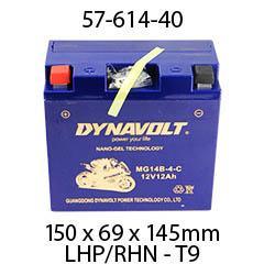 DYNAVOLT GEL BATTERY- 14B4C G P WHOLESALE sold by Cully's Yamaha