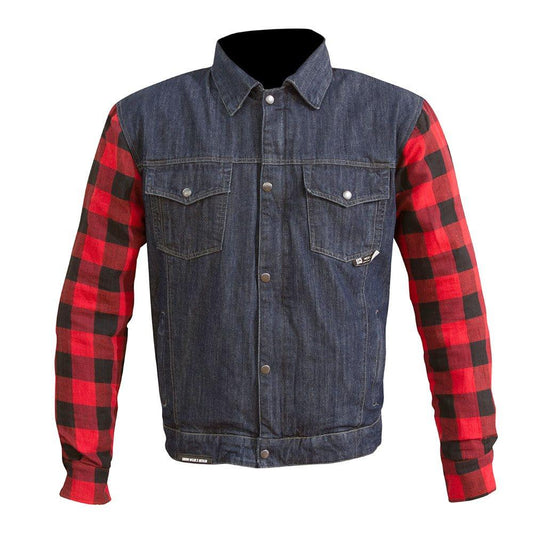 MERLIN HAYWOOD JACKET - BLUE/RED G P WHOLESALE sold by Cully's Yamaha