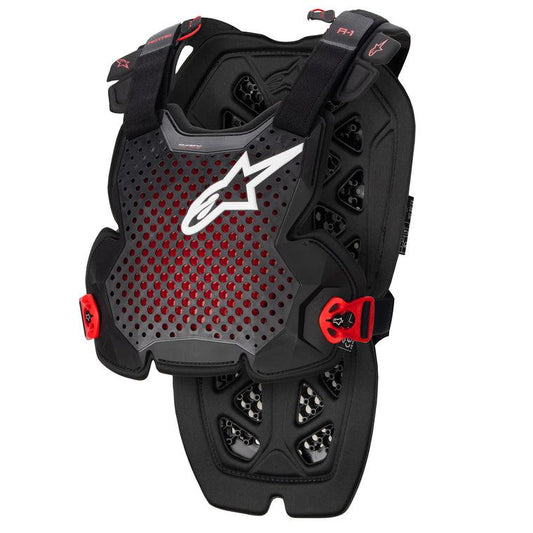 ALPINESTARS A-1 PRO CHEST PROTECTOR - ANTHRACITE/BLACK/RED MONZA IMPORTS sold by Cully's Yamaha