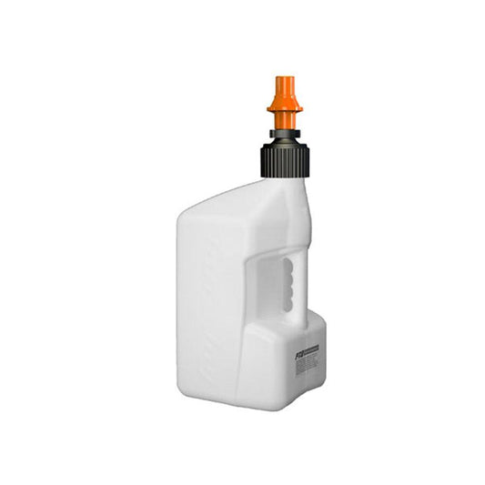 TUFF JUG 20 LITRE FUEL CHURN - WHITE/ORANGE A1 ACCESSORY IMPORTS sold by Cully's Yamaha