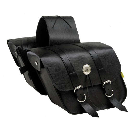 WILLIE & MAX COMPACT SLANT SADDLEBAG MCLEOD ACCESSORIES (P) sold by Cully's Yamaha