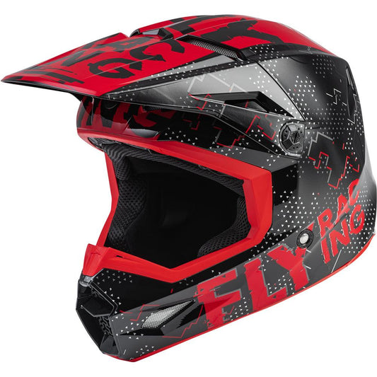 FLY KINETIC SCAN HELMET - BLACK/RED MCLEOD ACCESSORIES (P) sold by Cully's Yamaha