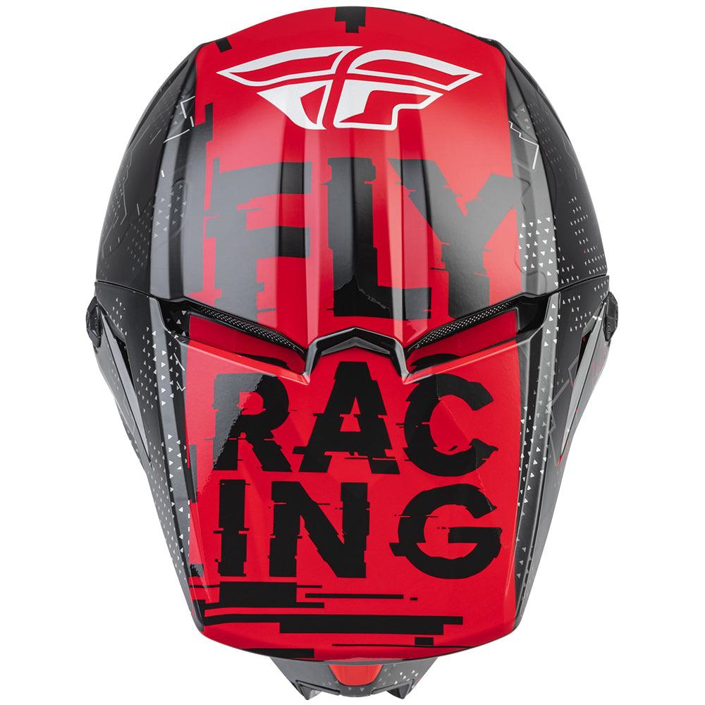 FLY KINETIC SCAN HELMET - BLACK/RED MCLEOD ACCESSORIES (P) sold by Cully's Yamaha