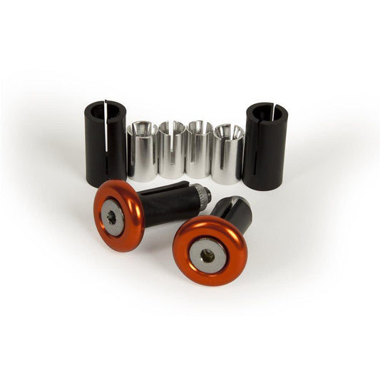 RHK HANDLEBAR ENDS- ORANGE JOHN TITMAN RACING SERVICES sold by Cully's Yamaha