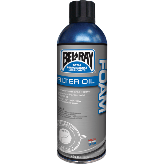 BELRAY AIR FILTER OIL SPRAY- 400mL CASSONS PTY LTD sold by Cully's Yamaha