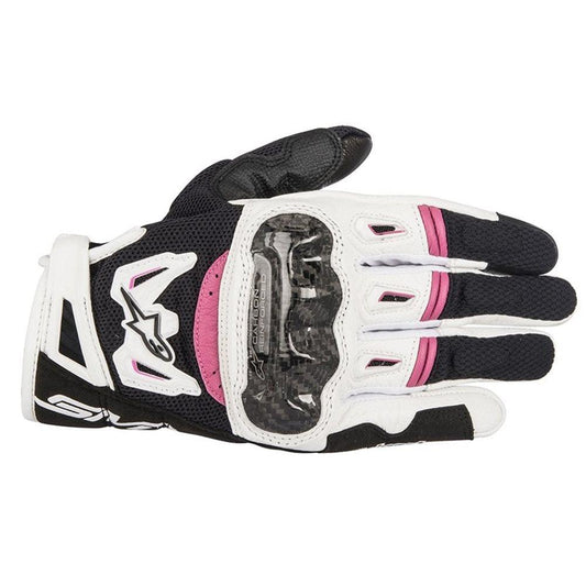 ALPINESTARS STELLA SMX-2 AIR CARBON V2 GLOVES - BLACK/WHITE/FUCHSIA MONZA IMPORTS sold by Cully's Yamaha